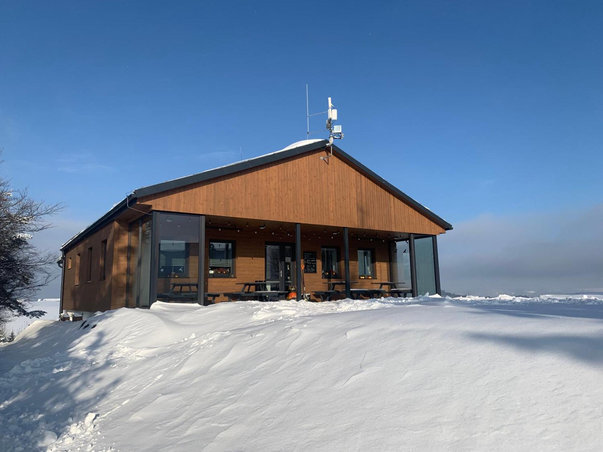 Restaurace A Penzion Gansberg Cotkytle ภายนอก รูปภาพ