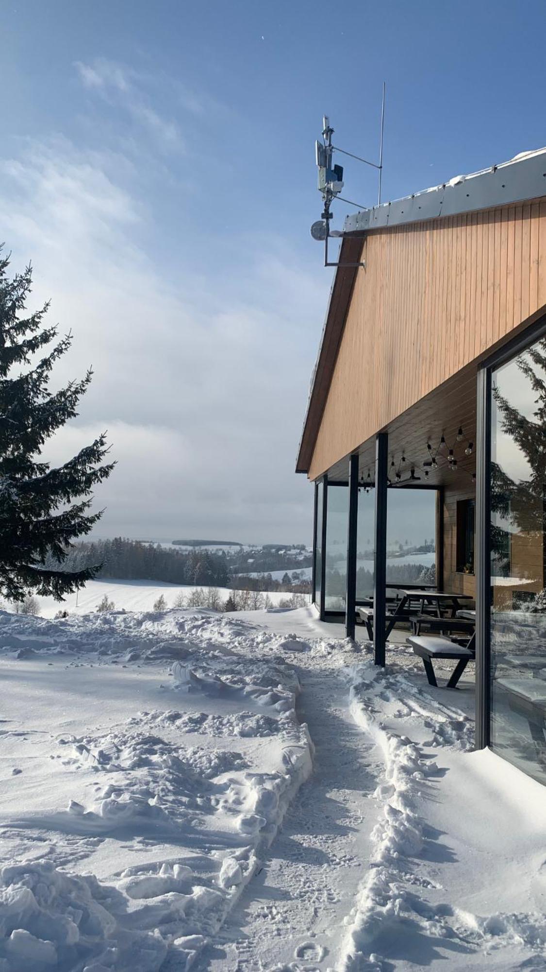 Restaurace A Penzion Gansberg Cotkytle ภายนอก รูปภาพ